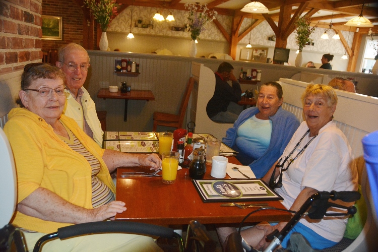 our last breakfast